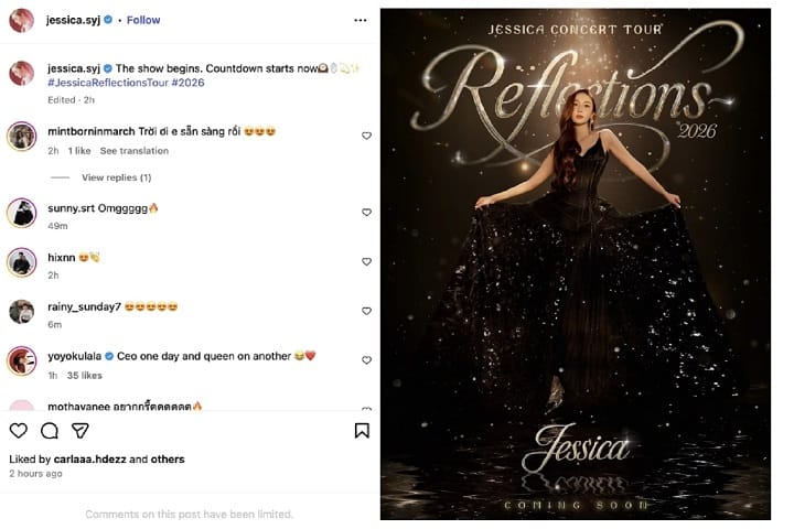 ‘Reflections’: Jessica Jung Mulakan Jelajah Dunia Dari Kuala Lumpur ‘Reflections’: Jessica Jung Mulakan Jelajah Dunia Dari Kuala Lumpur