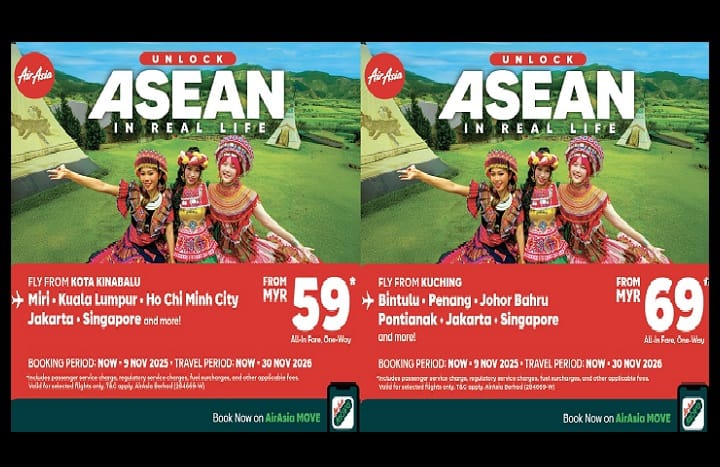 Jelajah ASEAN Dengan Tambang Murah – AirAsia Kembali Dengan ‘Minggu ASEAN’ Jelajah ASEAN Dengan Tambang Murah – AirAsia Kembali Dengan ‘Minggu ASEAN’